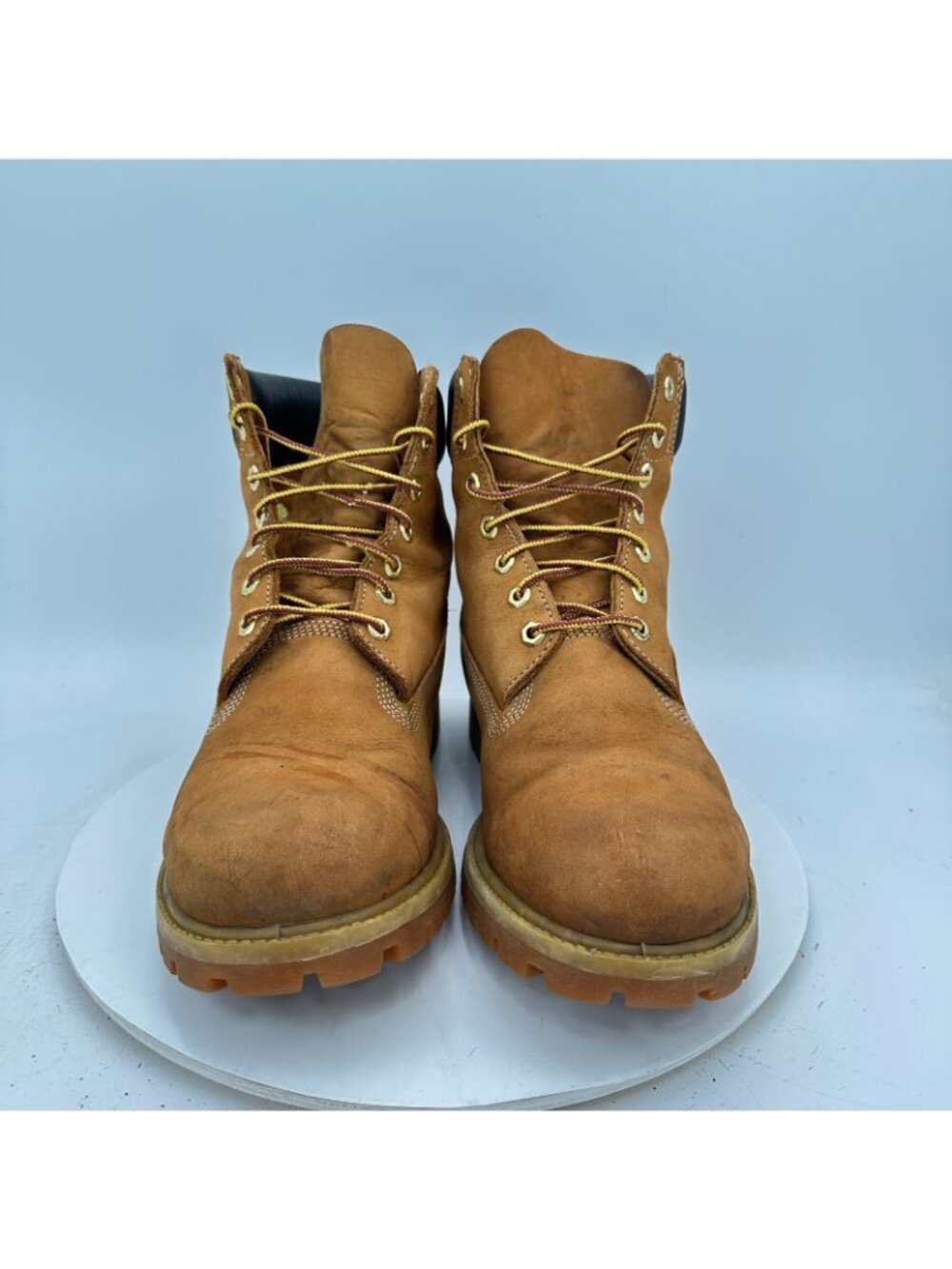 Timberland Premium 6-Inch Men Size 11.5M Wheat Nubuck Waterproof Leather Boot - Picture 2 of 11